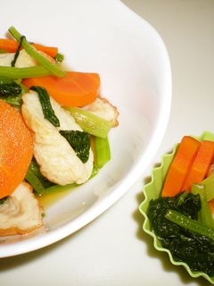 ちくわと小松菜の煮物(レンジ)-レシピのメイン写真