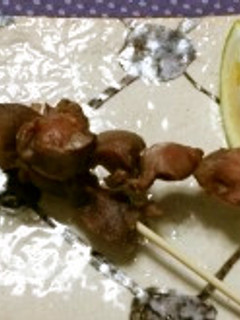 オーブントースターで焼くだけズリの焼き鶏-レシピのメイン写真