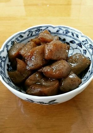 ちぎっておいしい！こんにゃくのピリ辛炒め-レシピのメイン写真