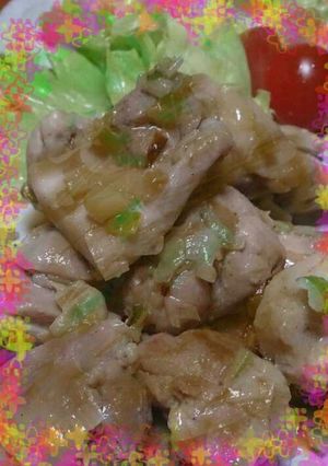 鶏もも肉のネギ塩炒め-レシピのメイン写真