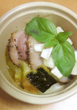 明治十勝カマンベールチーズ鴨野菜ココット-レシピのメイン写真