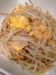 ふわふわ卵ともやしの炒め物♪-レシピのメイン写真