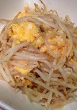ふわふわ卵ともやしの炒め物♪-レシピのメイン写真