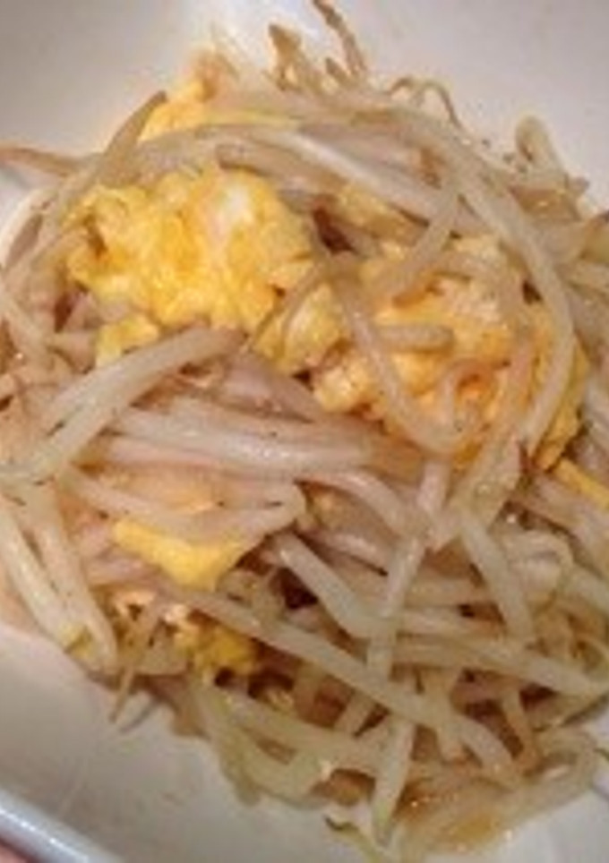 ふわふわ卵ともやしの炒め物♪-レシピのメイン写真