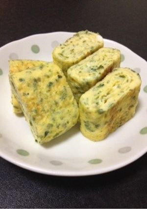 お弁当に☆青のりと長ネギの卵焼き-レシピのメイン写真
