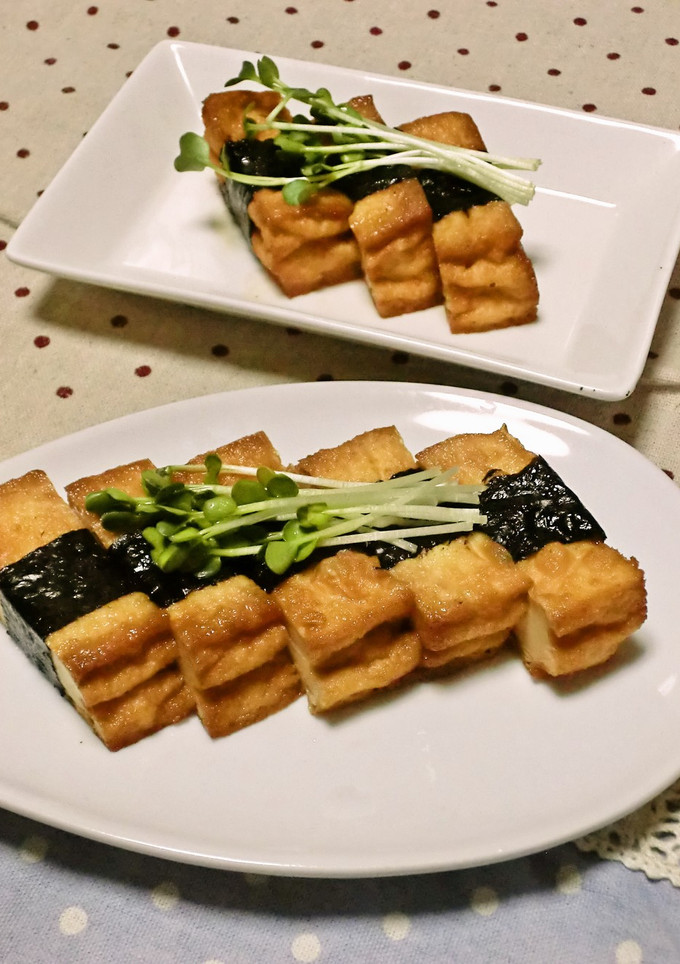 甘辛厚揚げの海苔巻き♪-レシピのメイン写真