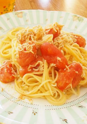 トマトと雑魚のスパゲッティ-レシピのメイン写真