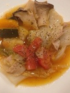 白菜と豚バラ肉の洋風お鍋-レシピのメイン写真