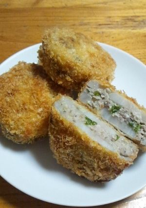 豆腐入り☆蓮根はさみフライ-レシピのメイン写真