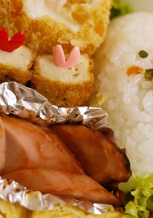 お弁当に♥魚肉ソのケチャップ炒め-レシピのメイン写真