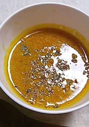 ハロウィンほっこりかぼちゃのスープ-レシピのメイン写真