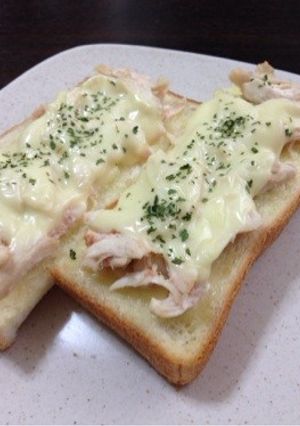 ささみのたらこチーズトースト-レシピのメイン写真