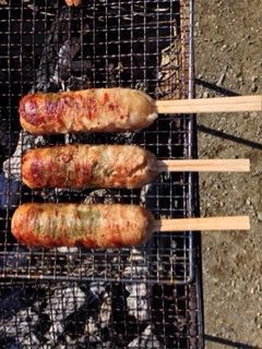 肉巻きおにぎりBBQバージョン-レシピのメイン写真