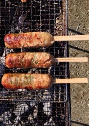 肉巻きおにぎりBBQバージョン-レシピのメイン写真