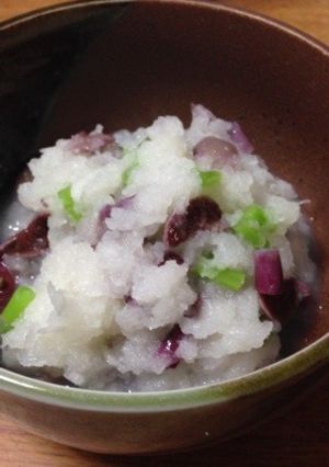 アミタケとカタハと大根おろし。まぜまぜ。-レシピのメイン写真