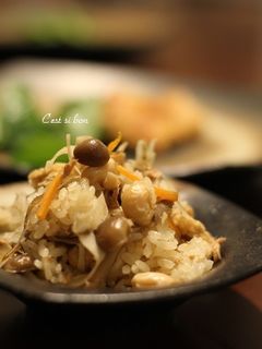 しめじとごぼうの炊き込みごはん-レシピのメイン写真