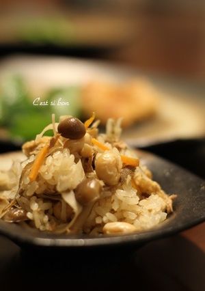 しめじとごぼうの炊き込みごはん-レシピのメイン写真