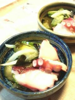 たこと胡瓜の酢の物-レシピのメイン写真