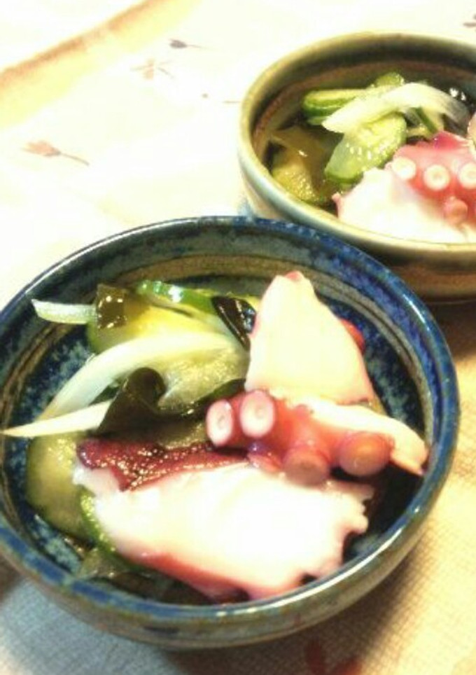 たこと胡瓜の酢の物-レシピのメイン写真