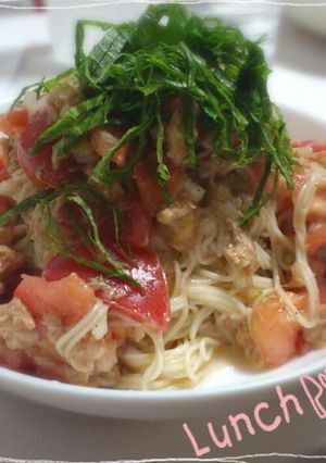 簡単!!トマトとツナのさっぱりそうめん-レシピのメイン写真