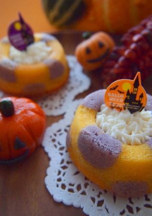 ハロウィンのモザイクケーク-レシピのメイン写真
