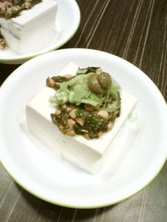 ♡冷奴に納豆・めかぶ♡-レシピのメイン写真