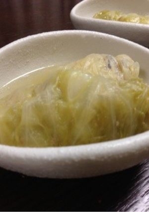 キャベツ丸ごと♫和風ロールキャベツ-レシピのメイン写真