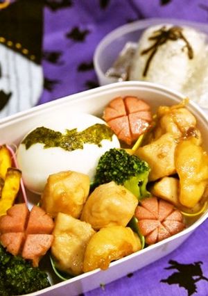 ワンポイントde簡単にハロウィン弁当☆-レシピのメイン写真
