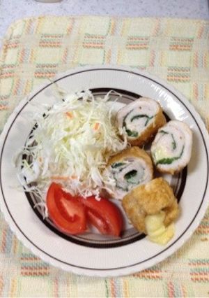 きよダルマさんちのささみロール-レシピのメイン写真