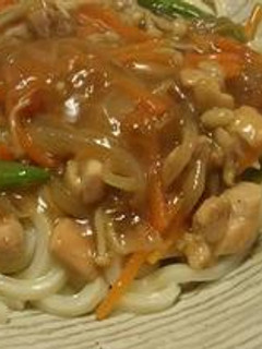 お野菜たっぷりあんかけうどん-レシピのメイン写真