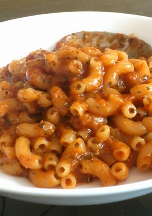 サバのトマトソースパスタ-レシピのメイン写真