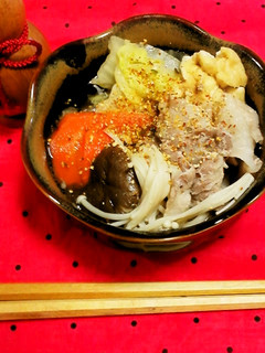 風味豊かなおあげを入れた白だし鍋-レシピのメイン写真