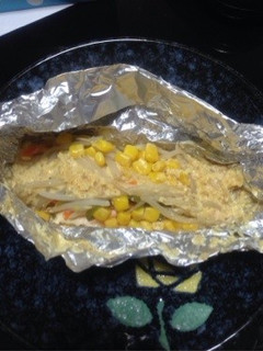 一人暮らしの鮭のホイル焼き-レシピのメイン写真