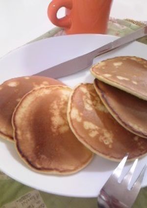 手作りパンケーキ-レシピのメイン写真