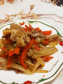 大根と人参の皮で作る風味豊かな中華炒め-レシピのメイン写真