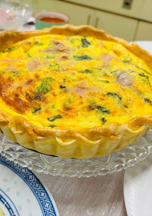 菜の花のキッシュ-レシピのメイン写真