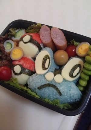 キャラ弁♪ポケモン ケロマツ！-レシピのメイン写真