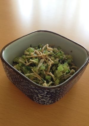 常備菜☆カブの葉っぱとえのきのふりかけ-レシピのメイン写真
