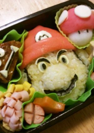 キャラ弁　マリオ-レシピのメイン写真
