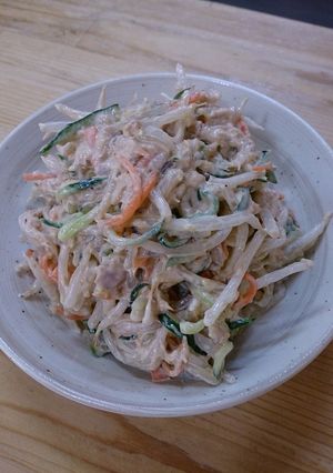 カレーの付け合わせ♪マヨサラダ(^^)/-レシピのメイン写真