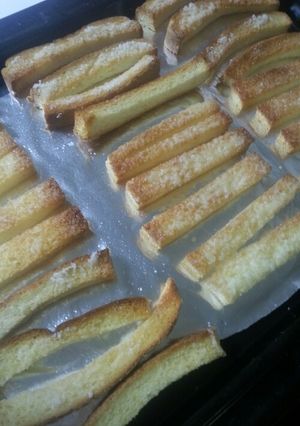 余った食パンでサクサクラスク♪-レシピのメイン写真