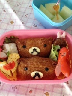 キャラ弁 いなリラックマ-レシピのメイン写真