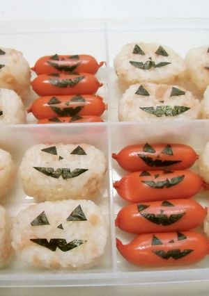 ハロウィン☆おにぎり-レシピのメイン写真