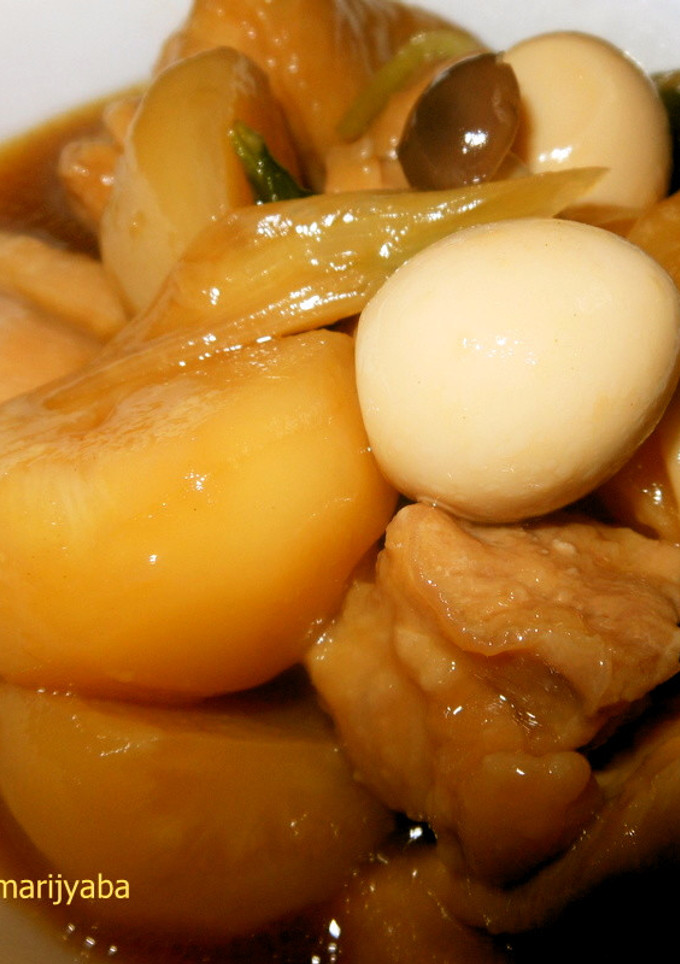 寒い日には～　鶏とかぶのじぶ煮-レシピのメイン写真