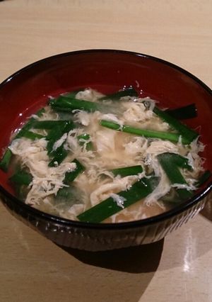 にらと卵の味噌汁-レシピのメイン写真