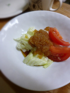 キャベツとトマトの大根おろしだれサラダ-レシピのメイン写真