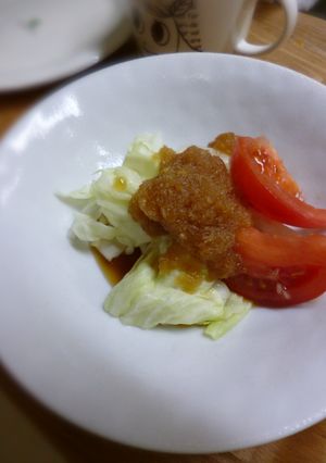キャベツとトマトの大根おろしだれサラダ-レシピのメイン写真
