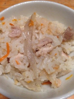 白だしで炊き込みご飯-レシピのメイン写真