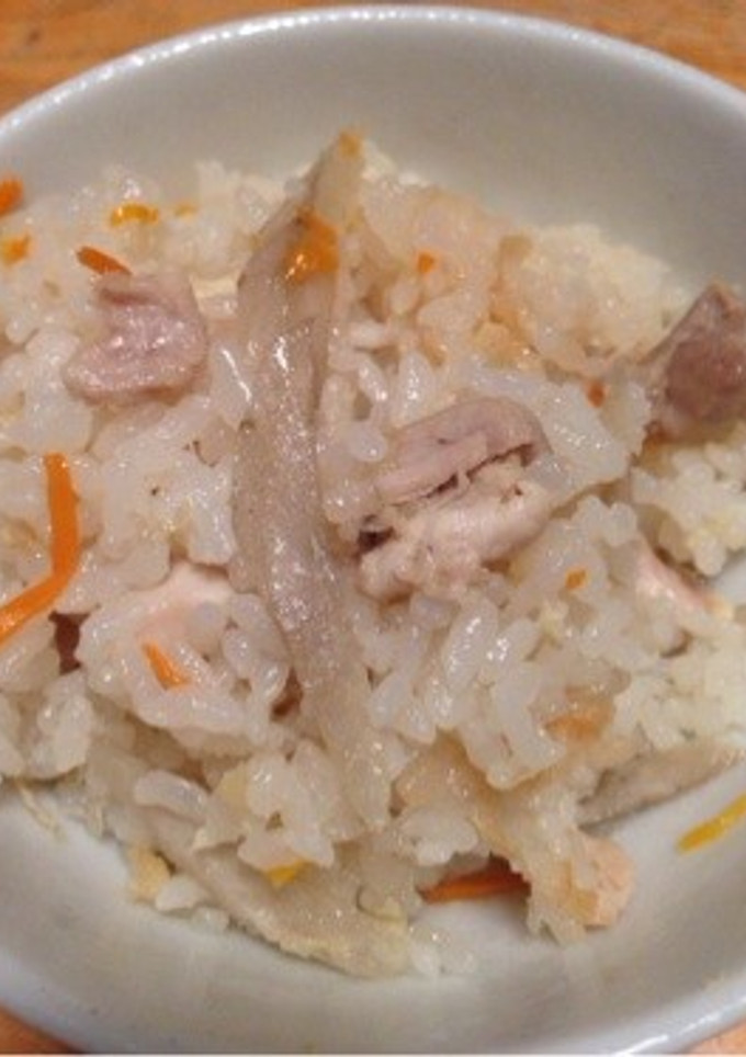 白だしで炊き込みご飯-レシピのメイン写真