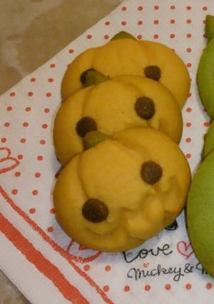 ハロウィン☆カボチャのオバケクッキー-レシピのメイン写真